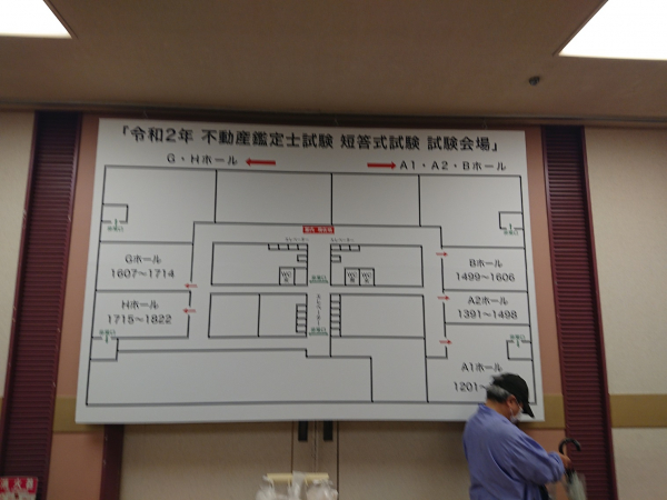 不動産鑑定士試験東京会場